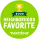 Nextdoor neighborhood favorite badge